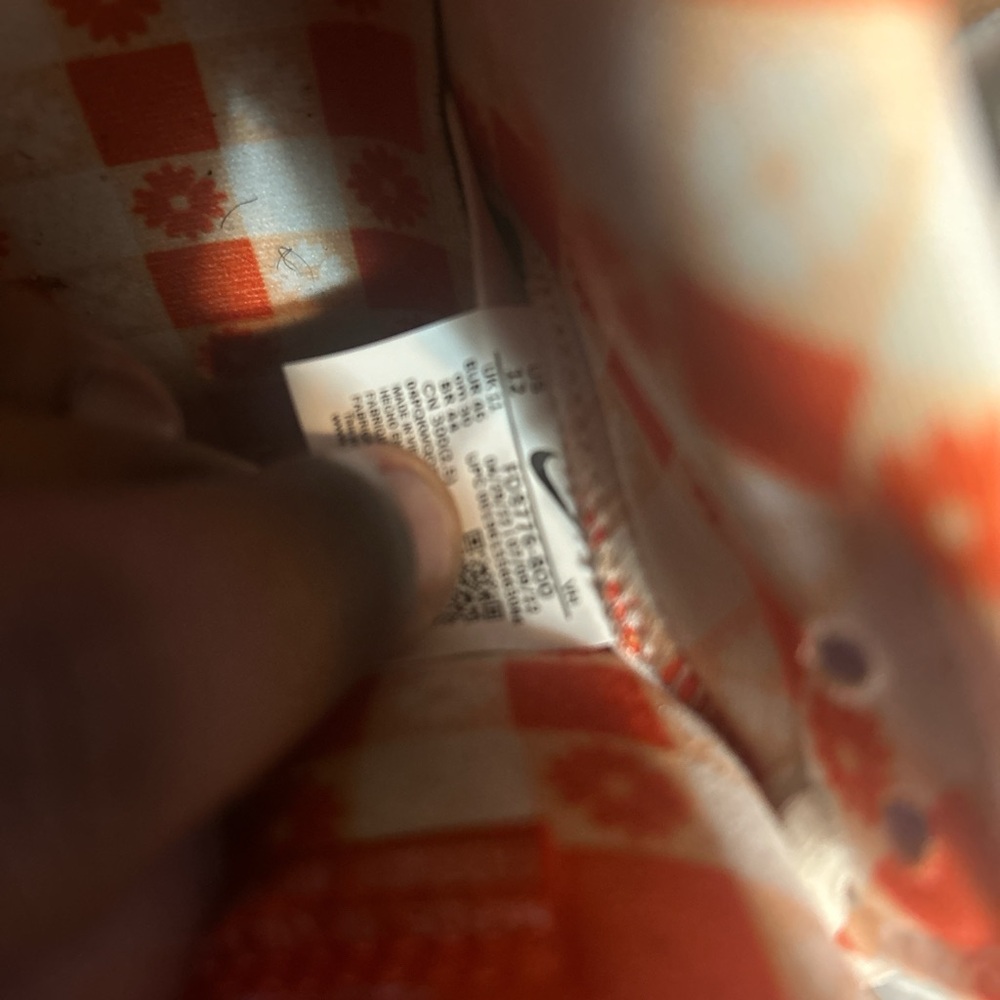 Nike Men's Bold Orange Sneakers - Picture 6 of 6